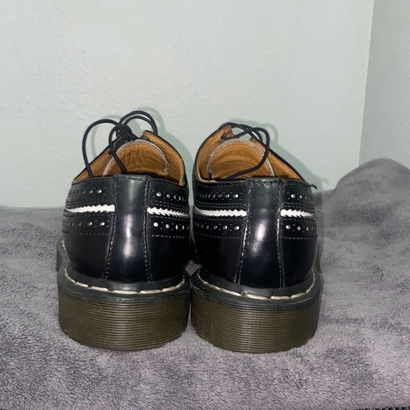 Dr. Martens Two-Tone Black and White Oxfords main image 11